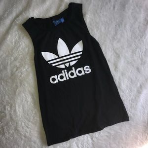 🌀ADIDAS ORIGINALS BLACK TREFOIL TANK TOP🌀